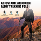 ⛰️ 50 % RABATT FÜR KURZE ZEIT! ✨ Verstellbarer Gehstock aus Aluminiumlegierung – Robust, stoßdämpfend, leicht 🌲