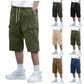 🩳 JETZT 50 % RABATT! 🔥 Lässige Herren-Cargoshorts mit Kordelzug – Leicht, mit vielen Taschen und elastischem Bund – perfekt zum Wandern, Reisen oder für heiße Sommertage ☀️