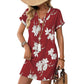 👗 JETZT 50 % RABATT! 🌬️ T-Shirt-Kleid mit V-Ausschnitt – Lässig & luftig – Sommer-Must-have ☀️