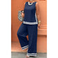 👚🤍 Damen ärmelloses Top & weites Bein Hosen Set – Fließend, luftig & elegant – Perfekt für Sommer, Strand oder besondere Anlässe – bequemer 2-teiliger Look ✨
