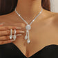 🌼 LIMITED-TIME 50% OFF! ✨ Women's Zircon Flower Jewelry Set – Elegant, Sparkling, Ready-to-Gift 💎