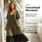 Bohemian gestuftes Maxikleid mit Leopardenmuster