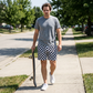 🩳 ZEITLICH BEGRENZT 50% RABATT! ✨ Herren Schnelltrocknende Karierte Badeshorts – Atmungsaktiv, Kordelzug, Multisport 🌊