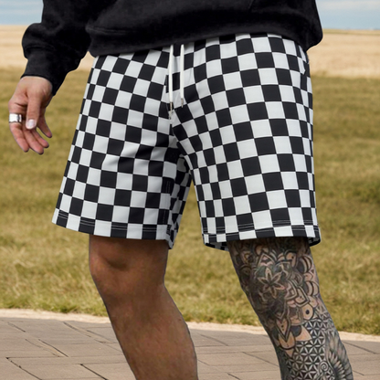 🩳 ZEITLICH BEGRENZT 50% RABATT! ✨ Herren Schnelltrocknende Karierte Badeshorts – Atmungsaktiv, Kordelzug, Multisport 🌊