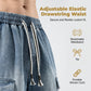 🩳 Nur für kurze Zeit: 50 % Rabatt! ✨ Lässige Herren-Jeansshorts – Cargotaschen, Kordelzug, angesagter Streetstyle 🏙️
