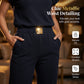 🔥👚50% Rabatt! Damen Chic Zweiteiler-Set: Bequemes Polo-Top & Wide-Leg-Hose | Elegant für Jeden Tag & Jede Gelegenheit 🌸💨