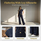 🔥👚50% Rabatt! Damen Chic Zweiteiler-Set: Bequemes Polo-Top & Wide-Leg-Hose | Elegant für Jeden Tag & Jede Gelegenheit 🌸💨