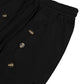 Herren Lässige Baumwoll-Leinen-Hose mit Knopfdetail