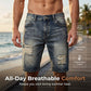 Vintage Destroyed Denim-Shorts