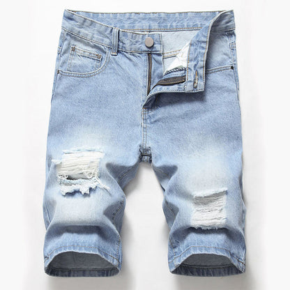 Vintage Destroyed Denim-Shorts