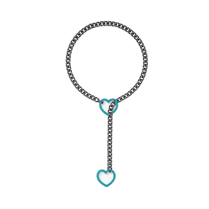 📢📢50% RABATT!! ⏰Moderne Lariat Herz-Anhänger Halskette