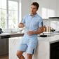 👕 50% RABATT! ☀️ 2-teiliges Freizeit-Set für Herren – Kurzarm-Oberteil & Shorts – Atmungsaktiv, bequem & vielseitig – perfekt für Alltag, Sport oder Reisen – lässiger Sommer-Look mit hohem Tragekomfort 🩳✨