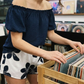 Women's Off Shoulder Top and Floral Shorts Set
