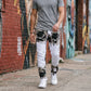 Herren Trendy Camouflage Slim Jeans