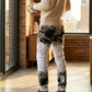 Herren Trendy Camouflage Slim Jeans