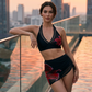 👙 50% OFF NOW! 🩱 Ruched Mesh Bikini Set with Drawstring – Soft, breathable & adjustable – Perfect for beach, pool or summer holidays – flattering and comfortable 🌊✨