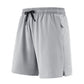 Schnelltrocknende Sportshorts für Herren mit Reißverschlusstaschen