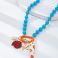 Lebhafte Boho-Küsten-Perlenkette