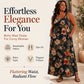🔥 50% RABATT! 👗 Elegantes V-Ausschnitt Maxikleid – Ärmelloses Sommerkleid mit Camouflage-Print | Leicht, Bequem & Für Jeden Anlass ✨