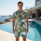 👕 Herren Freizeit-Set ☀️ T-Shirt mit Print & Shorts – Bequem und Ideal für den Sommer
