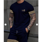 📢📢50% RABATT !! ⏰Herren Sommer 2-teiliges T-Shirt und Shorts Casual Set