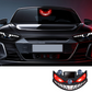 🔥 50% RABATT! 😈 Solar LED Auto-Warnlicht „Teufelssauge“ ✨ Vibrationssensor, USB- & Solar-Aufladung, Universell für PKW & LKW