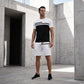 🛍️ 50 % Rabatt – 2-teiliges Freizeit-Set für Herren – Kurzarm-T-Shirt & Shorts mit Kordelzug, atmungsaktiv & bequem für den Alltag 👕