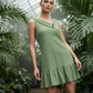 👗✨ Ärmelloses Damenkleid mit asymmetrischem Kragen – 50% RABATT! Modernes Design, eleganter asymmetrischer Look – perfekt für warme Tage & besondere Anlässe. 🔥🌸