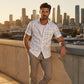 ☀️👔 LIMITED-TIME 50% OFF! Men’s Geometric Print Relaxed-Fit Button-Down Shirt – Soft Summer Feel, Roomy Comfort & Vacation-Ready Style ✨