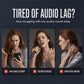 🎤🔊📶 Bluetooth Karaoke Headset mit sicherem Kragenfederclip, leichtes drahtloses Gesangsheadset für Live & Unterricht