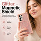Glitzernde Magnetische Slim Handyhülle