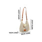 🏖️ Sommer-Sale 50% Rabatt 🏝️👜🛍️Beige Strick-Wickeltasche geräumig | Sommer Schultertasche für Strandspaziergänge, Brunch und Resort-Tage🎁