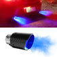 🚗 50% RABATT! 🔥 LED-Auspuffspitze – Rot/blau, Feuereffekt & Carbon-Optik ✨