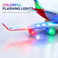 ✨50% Rabatt✨ ✈️ Elektrisches Modellflugzeug – Bump-and-Go, LED-Lichter & realistische Sounds – Für Kleinkinder ab 3+ 🛩️