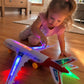 ✨50% Rabatt✨ ✈️ Elektrisches Modellflugzeug – Bump-and-Go, LED-Lichter & realistische Sounds – Für Kleinkinder ab 3+ 🛩️