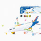 ✨50% Rabatt✨ ✈️ Elektrisches Modellflugzeug – Bump-and-Go, LED-Lichter & realistische Sounds – Für Kleinkinder ab 3+ 🛩️