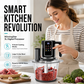 👩‍🍳Multifunktionale Küchenmaschine mit Touch-Bedienung und Glasschüssel