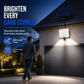 ☀️ 50% RABATT! 💡 Solar-Wandleuchte – Bewegungssensor, Fernbedienung & 3 Modi ✨