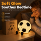 ⚽🌙 Taktile Silikon-Nachtlampe Fußball – Wiederaufladbar, sanftes Licht, ideal für den Nachttisch