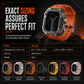 Integriertes Smartwatch-Armband mit Schutzhülle Farblich abgesetztes transluzentes Sportarmband für 40mm 41mm 42mm 44mm 45mm 46mm 49mm