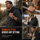 Integriertes Smartwatch-Armband mit Schutzhülle Farblich abgesetztes transluzentes Sportarmband für 40mm 41mm 42mm 44mm 45mm 46mm 49mm