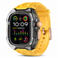 Integriertes Smartwatch-Armband mit Schutzhülle Farblich abgesetztes transluzentes Sportarmband für 40mm 41mm 42mm 44mm 45mm 46mm 49mm