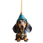 ⏳🔥NUR FÜR KURZE ZEIT 50 % RABATT! ⏰🎄 Christbaumschmuck in Welpenform 🐕🎁