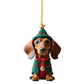 ⏳🔥NUR FÜR KURZE ZEIT 50 % RABATT! ⏰🎄 Christbaumschmuck in Welpenform 🐕🎁