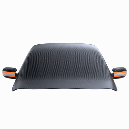 ⏰Magnetische Auto-Frontscheibenabdeckung, verdickt, wasserdicht – Sonnenschutz und Schneeschutz mit reflektierenden Streifen