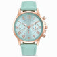 🌸 JETZT 50% RABATT! 🌸Elegante Damen-Quarzuhr mit Lederarmband und Drei-Augen-Zifferblatt