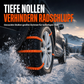 Universelle Auto Schneeketten, Verdickte Anti-Rutsch Reifen Kabelbinder für SUVs, Limousinen und Winterfahren
