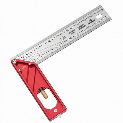 Multifunktionales Schreinerwinkelmaß mit Aluminiumbasis