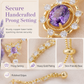 ✨ 50 % Rabatt! 🦋 Ein Hauch von Eleganz – Funkelndes Schmetterling-Schmuckset mit violetten Zirkonia
