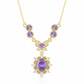 ✨ 50 % Rabatt! 🦋 Ein Hauch von Eleganz – Funkelndes Schmetterling-Schmuckset mit violetten Zirkonia